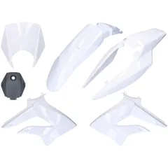 Verkleidung Kit komplett weiß für Derbi Senda 2011-, Gilera RCR, SMT 2011- 41067-W