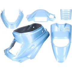 fairing kit Hawaii blue 5-part for MBK Booster -2004, Yamaha BWS -2004 41136