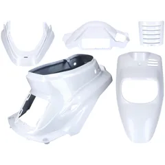 fairing kit white metallic 5-part for MBK Booster -2004, Yamaha BWS -2004 41138