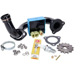 derestriction kit Premium / black manifold for Derbi Senda, Aprilia RX 50, SX 50, Gilera RCR, SMT 2018- (Euro4) 41232