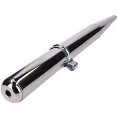 exhaust chromed 28mm w/ baffle plate for Simson S50, S51, S53, S70, S83, KR51/2 41269