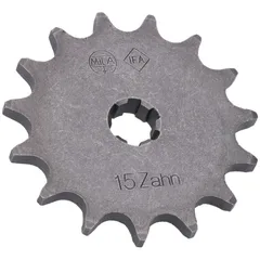 Kettenrad Ritzel / Kettenritzel alte Ausführung 15 Zähne für Simson S50, SR4-1, SR4-2, SR4-3, SR4-4, KR51/1 Schwalbe, Star, Sper