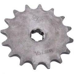 Kettenrad Ritzel / Kettenritzel alte Ausführung 16 Zähne für Simson S50, SR4-1, SR4-2, SR4-3, SR4-4, KR51/1 Schwalbe, Star, Sper