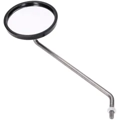 mirror left retro-style round shape 90mm, M8 thread for Simson S50, S51, S70, SR50, SR80, KR51/2 KR50 Schwalbe 41872