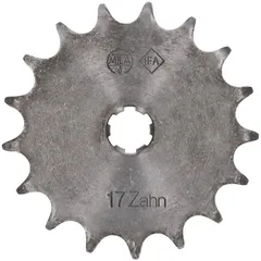 Kettenrad Ritzel / Kettenritzel alte Ausführung 17 Zähne für Simson S50, SR4-1, SR4-2, SR4-3, SR4-4, KR51/1 Schwalbe, Star, Sper