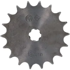 Kettenrad Ritzel / Kettenritzel alte Ausführung 18 Zähne für Simson S50, SR4-1, SR4-2, SR4-3, SR4-4, KR51/1 Schwalbe, Star, Sper
