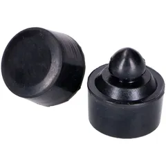 Sattel Gummipilz Sitzbank schwarz, 2 Stück für Simson S50, S51, S70 41886