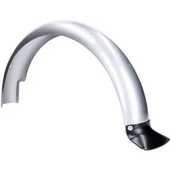 Kotflügel / Schutzblech hinten, silber pulverbeschichtet inkl. Spritzschutz für Simson S50, S51, S70 41897