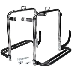 Seitengepäckträger Satz rechts und links, Chrom für Simson S50, S51, S70 41913