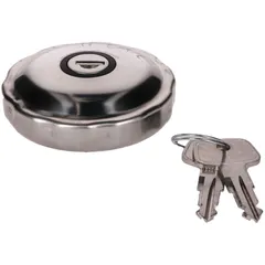 fuel tank cap chromed (w/ lock) for Simson S50, S51, SR50, Schwalbe, Sperber, Spatz, Star 41939