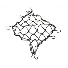 luggage net 42x42cm black w/ 6 hooks 42118