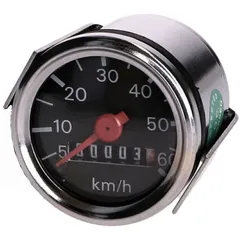 speedometer universal 60km/h black 48mm for Hercules Simson 42151