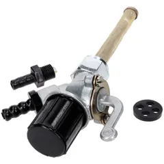Kraftstoffhahn Benzinhahn mit Wassersack schwarz für Simson S50, S51, S70 42159