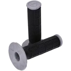 handlebar rubber grip set ProTaper Dual Density Half Waffle black grey 42344