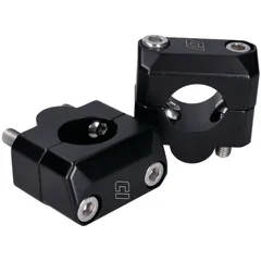 handlebar clamp set Doppler 22mm to 28.6mm black 42867-BK