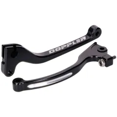brake and clutch lever set Doppler CNC black for Rieju, Derbi, Sherco (w/ AJP brake) 42881-BK