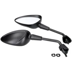 mirror set M8 thread, matt black for Vespa GTS HPE, Sprint, Primavera 43324