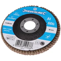 Fächerscheibe Korund 115mm 60er Körnung 43368