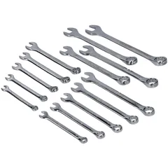 combination spanner set metric 8-24mm 14-piece 43448