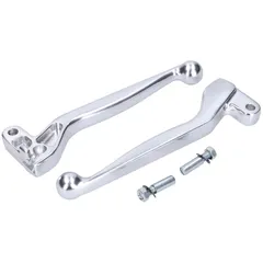 Kupplungs- und Bremshebel ALU eloxiert silberfarben für Simson S50, S51, S53, S70, S83, SR50, SR80 43606