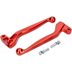 clutch and brake lever set ALU anodized orange for Simson S50, S51, S53, S70, S83, SR50, SR80 43607
