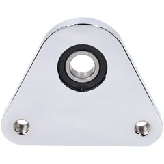 Flansch Hinterrad / Lagerplatte swiing Racing Aluminium Chrom für Piaggio Ciao, Si, Bravo, Boxer 43834