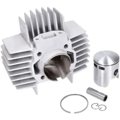 Zylindersatz Zylinderkit DMP 6-Kanal Aluminium 45mm 70ccm mit langen Kühlrippen für Puch Maxi S, N, X30 Automatik 44138