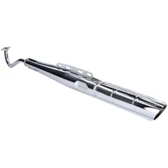 Schalldämpfer Auspuff 18mm verchromt Originaloptik für Puch Maxi 44327