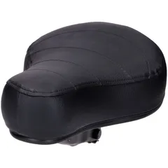 saddle / seat flat 60mm quilted black for Puch, Kreidler, Zündapp, Hercules, Vespa, Tomos, MBK moped 44329