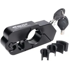 throttle / brake lever lock anti-theft aluminum black for scooter, motorcycle 44481