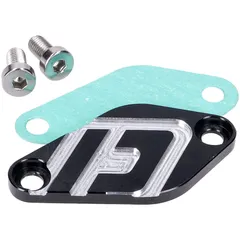 oil pump cover Doppler V2 black for Minarelli AM6, Derbi EBE, EBS, D50B 44592-BK