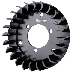 Keilriemenscheibe Lüfterrad swiing Aluminium CNC schwarz für Sachs 50/2, 50/3, HPI-, Bosch-, Ducati-Zündung 44752