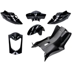Verkleidungsteile Kit 6-teilig schwarz für Kymco Agility 50, 125ccm 2T, 4T 08-17 48788