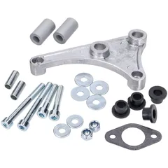 mounting kit for exhaust Tecnigas RS II chrome for Piaggio Maxi 125-180cc 2T 49079