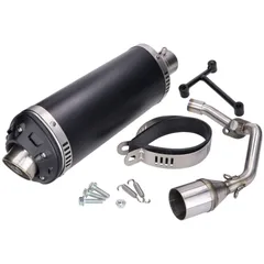 Auspuff Power1 Aluminium schwarz für Vespa Primavera, Sprint, Zip 4T 50ccm Euro5 20- 49113