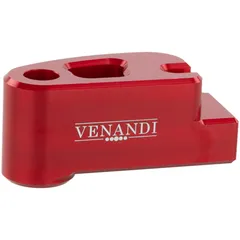 spacer Venandi CNC, rear brake plate stopper, red for Simson 49701