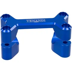 handlebar mount Venandi Dogbone CNC blue for Simson S50, S51 49707