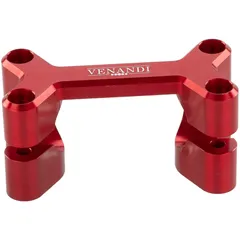 handlebar mount Venandi Dogbone CNC red for Simson S50, S51 49710