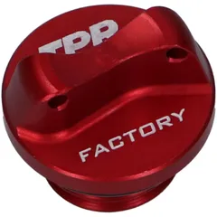 Öleinfüllschraube CNC TPR Factory rot M16 mit Dichtungsring für Minarelli AM3, AM4, AM5, AM6 49737