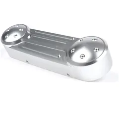 Schwingenabdeckung Moto Nostra CNC, silbern, gerade Schwinge Vespa GT 125 (ZAPM31100), Vespa GT 200 (ZAPM31200), Vespa GT 60 (ZA