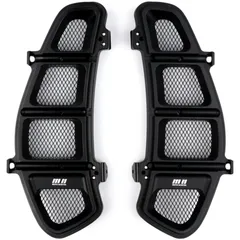 Gepäckfachgitter Lüftungsgitter Set Moto Nostra CNC, schwarz matt Vespa GT 250 (ZAPM45102), Vespa GT L 125 (ZAPM31100, ZAPM31101