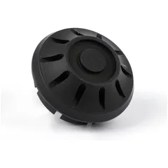 Cap wheel nut / rim Ø=35mm -MOTO NOSTRA, CNC, black mat- Vespa PX (-1984 - rear), Rally, Sprint, TS, GT, GTR, GS160, SS180, V50
