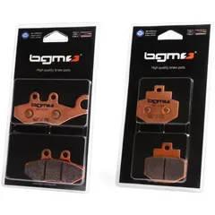 Bremsbeläge Set BGM PRO Sintersport Vespa GTS (vorne/hinten, alle Modelle) GTS300 HPE, Supertech, Supersport, Super Racing Sixti
