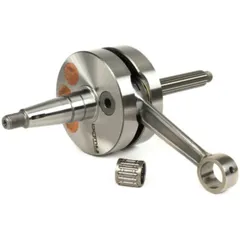 Crankshaft -BGM Evolution 52mm stroke, 105mm conrod (standard), Ø=90mm webs- Piaggio Maxi 2-stroke, Aprilia SR125, Gilera Runner
