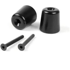Lenkerendengewichte-Set Vibrationsdämpfer Moto Nostra 282g mattschwarz für Vespa GT, GTL 125-200, GTS 125-300, GTV 125-300, Nexu