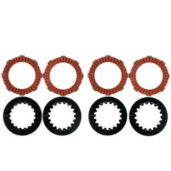 Clutch friction plate set incl. steel plates -BGM PRO Steel- Superstrong Racing Red- Vespa Cosa2- suitable for standard clutch b