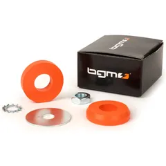Silent block set for front upper shock absorber -BGM PRO- Vespa PX80, PX125, PX150, PX200, T5 125cc, Cosa, GT, GTS, GTL, GTV, LX