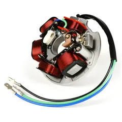 Zündung BGM ORIGINAL Grundplatte Kontaktzündung 3 Kabel 12V für Vespa 50 N, 50 L, 50 R, 50 Special, PV 125 50266