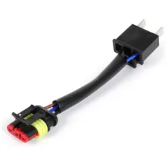 Wire adapter kit for headlight conversion H4 to original PIAGGIO LED headlight -BGM PRO- Vespa Primavera 50-125-150, Sprint 50-1