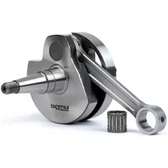 Crankshaft -J&G 2% special by BGM Pro (rotary valve) 60mm stroke, 125mm connecting rod, piston pin=Ø16mm- Vespa PX80-150 - for a